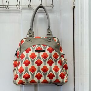 PPB Petunia Pickle Bottom Glazed Sashay Satchel Brittany Blooms diaper bag.